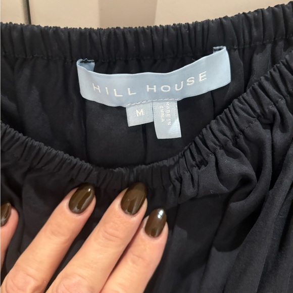 Hill House Black Smocked Blouse - Picture 2 of 3